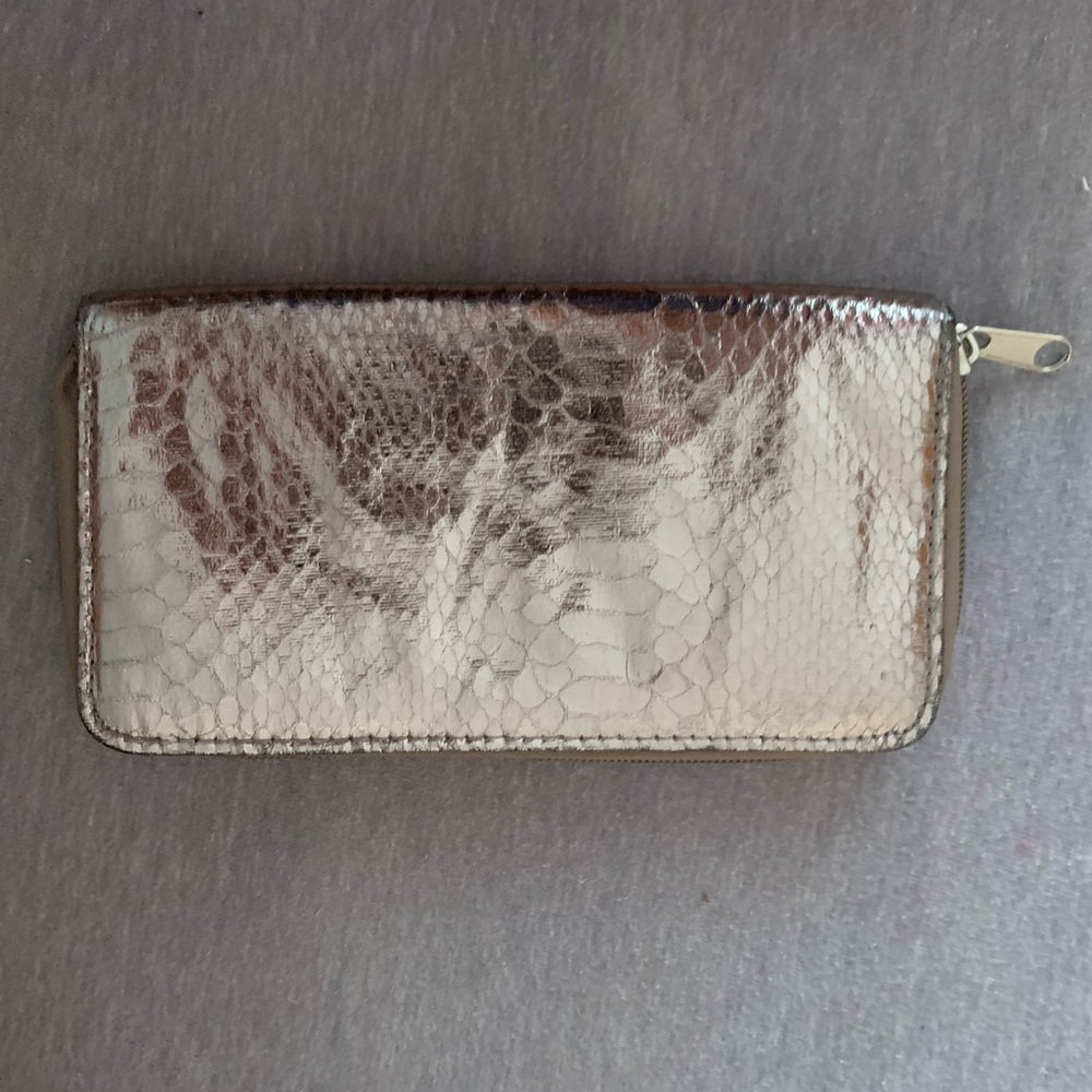snake print wallet